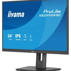24.1" (61,21cm) iiyama ProLite XB2495WSC-B1 schwarz 1920x1200 1xHDMI 1.4 / 1x USB-C mit Displayport