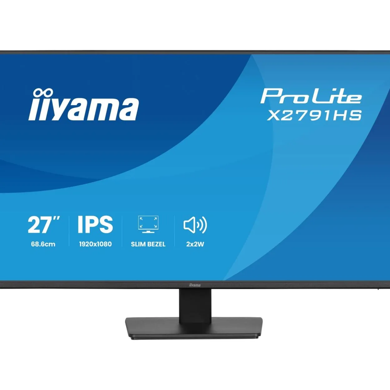 27" (68,58cm) iiyama ProLite X2791HS-B1 schwarz 1920x1080 1x DisplayPort 1.2 / 1xHDMI 1.4