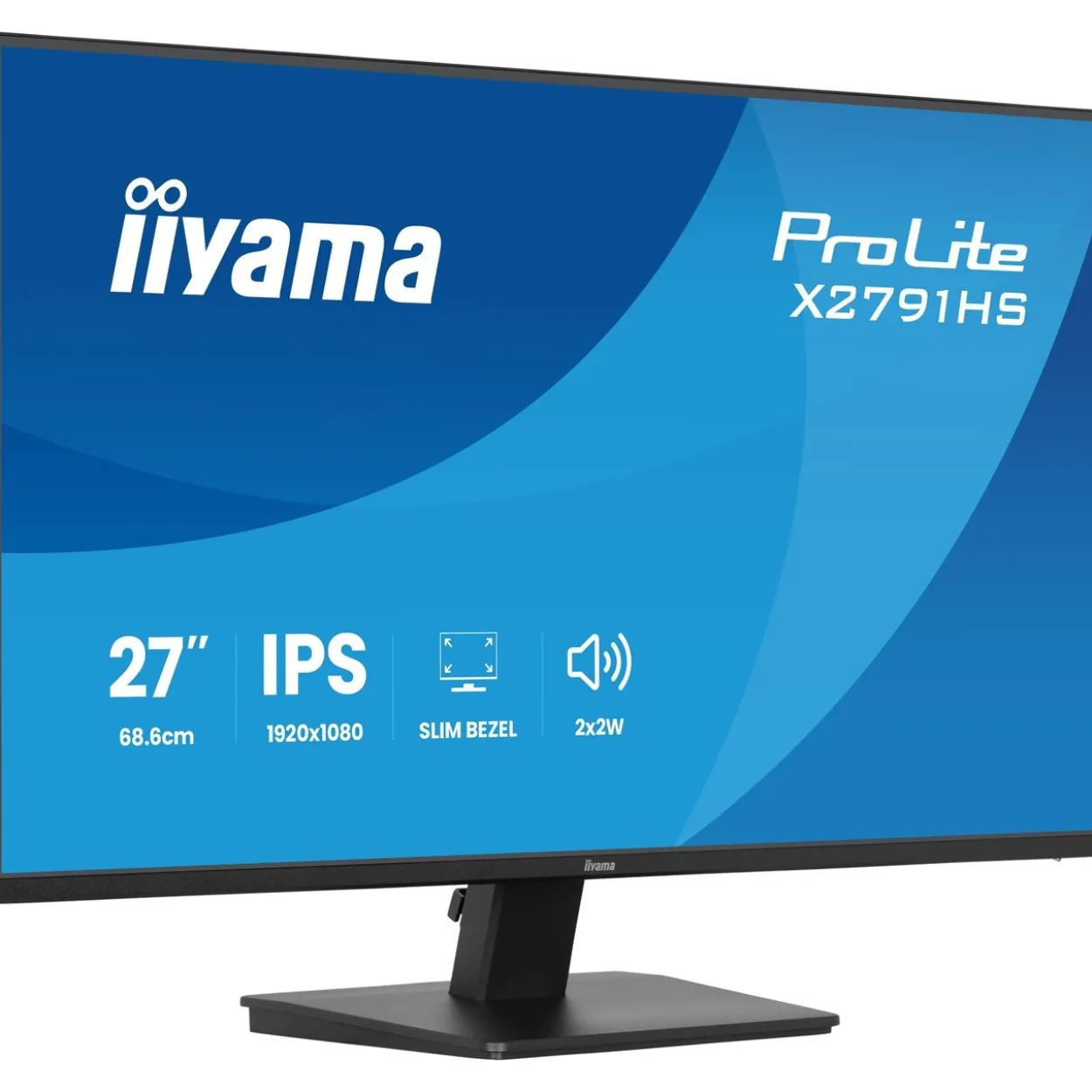 27" (68,58cm) iiyama ProLite X2791HS-B1 schwarz 1920x1080 1x DisplayPort 1.2 / 1xHDMI 1.4