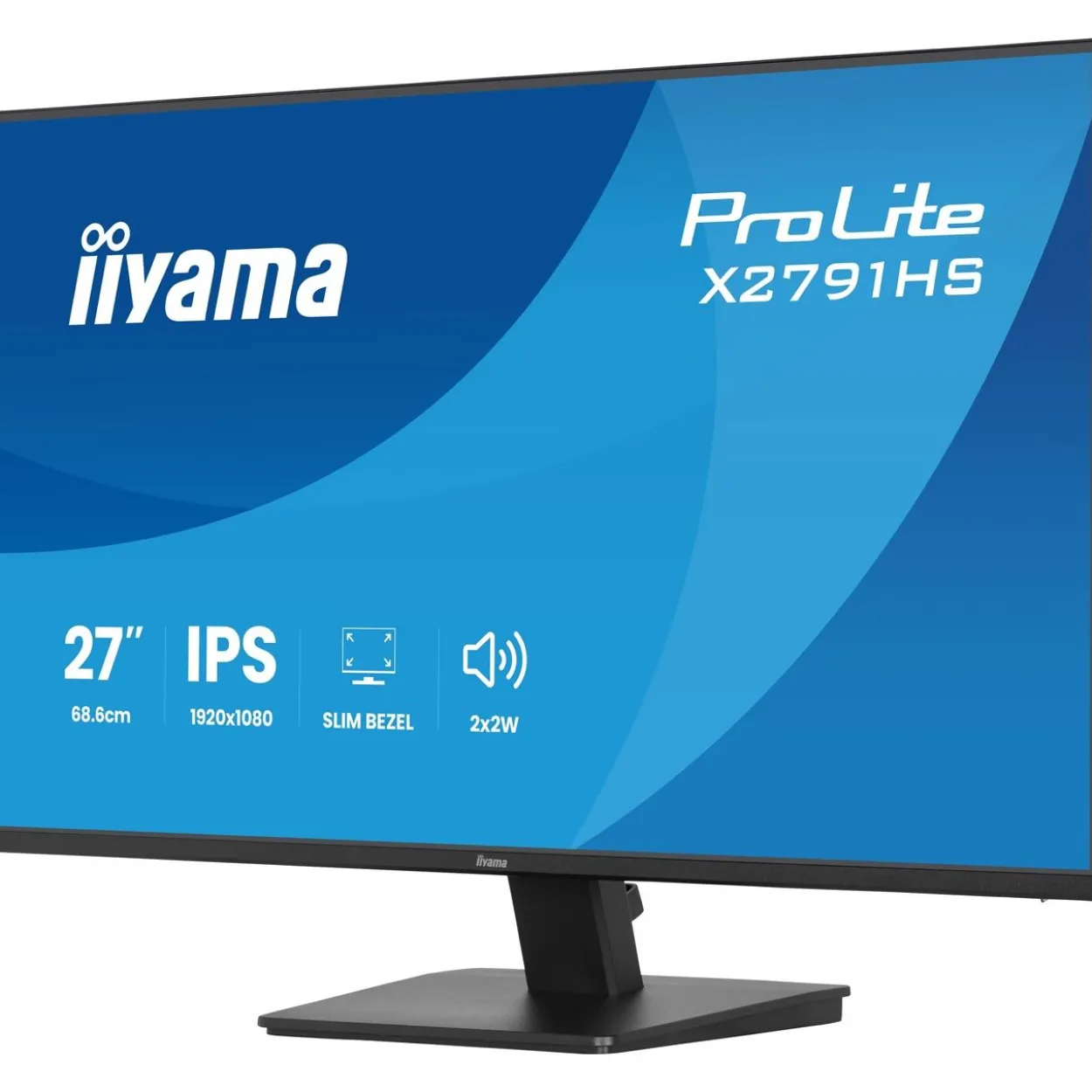 27" (68,58cm) iiyama ProLite X2791HS-B1 schwarz 1920x1080 1x DisplayPort 1.2 / 1xHDMI 1.4
