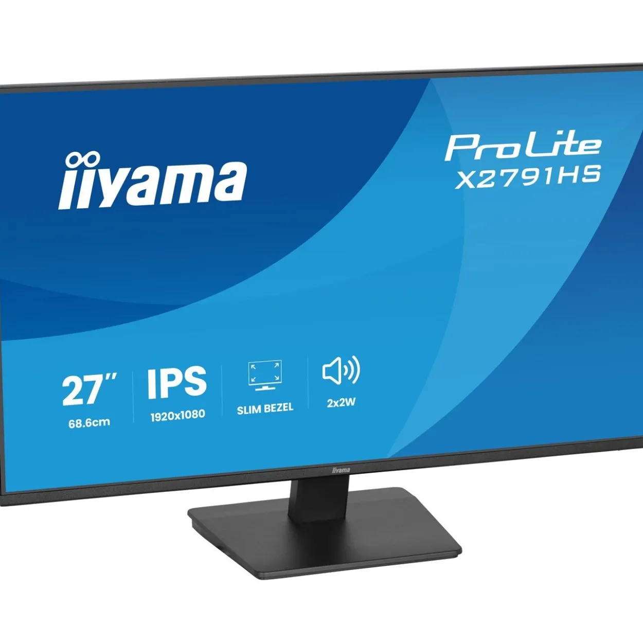 27" (68,58cm) iiyama ProLite X2791HS-B1 schwarz 1920x1080 1x DisplayPort 1.2 / 1xHDMI 1.4