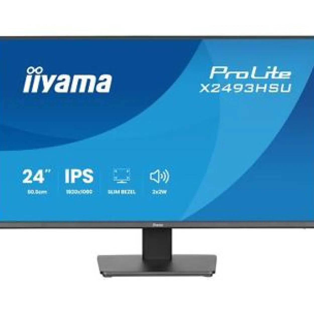 23,8" (60,47cm) iiyama ProLite X2493HSU-B1 schwarz 1920x1080 1x DisplayPort 1.2 / 1xHDMI 1.4
