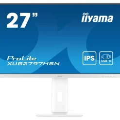 27" (68,58cm) iiyama ProLite XUB2797HSN-W2 Weiß 1920x1080 1x DisplayPort 1.2 / 1xHDMI 1.4