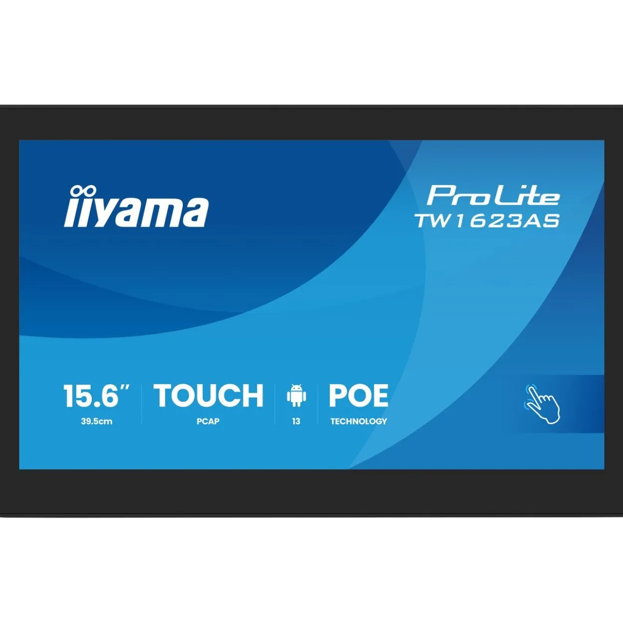 15.6" (39,62cm) iiyama TW1623AS-B3P 16:9 M-Touch M-HDMI Andr.