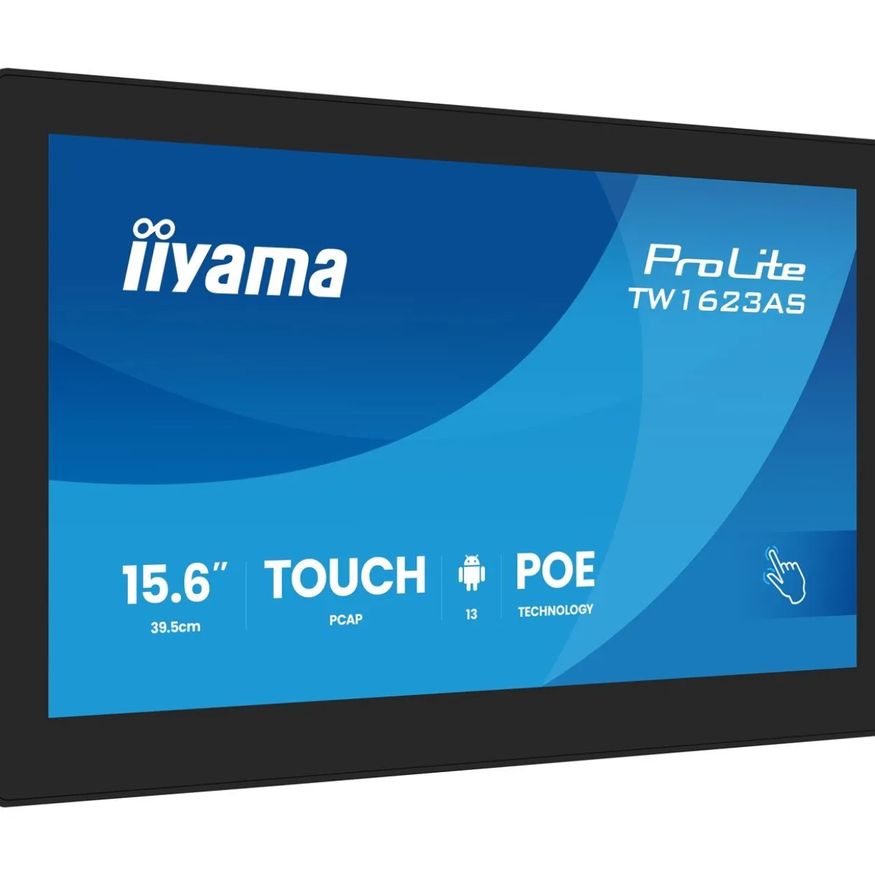 15.6" (39,62cm) iiyama TW1623AS-B3P 16:9 M-Touch M-HDMI Andr.