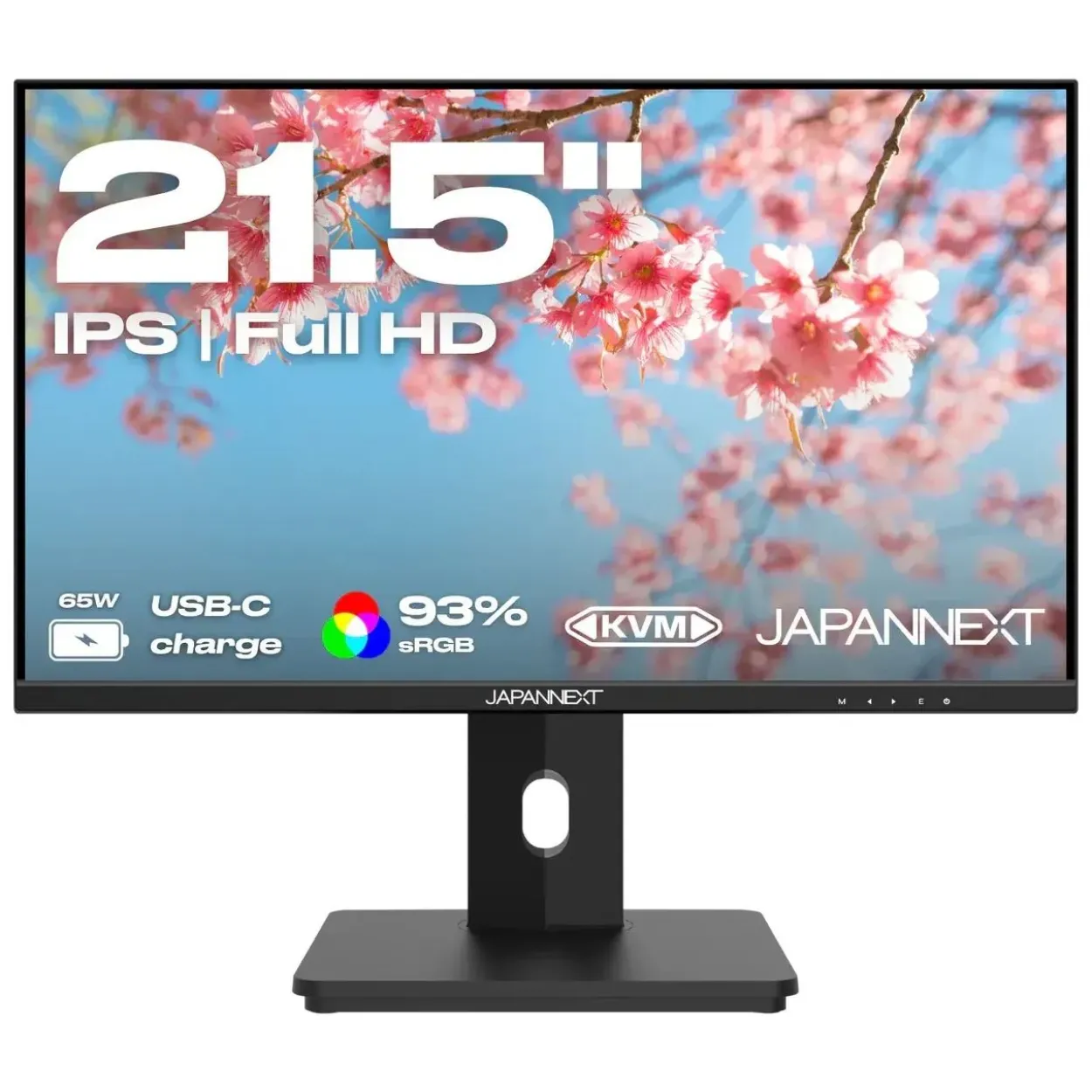 21,5" (54,61cm) JAPANNEXT JN-I215FLFHSP-C65W schwarz 1920x1080 1xUSB-Typ-C / 1xHDMI 1.4