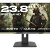 23,8" (60,47cm) JAPANNEXT JN-IPS238FHD200F-HSP-CAMO schwarz 1920x1080 1x DisplayPort 1.2 / 2xHDMI 2.0