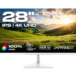 28" (71,12cm) JAPANNEXT JN-IPS280UHD60F-P-W weiss 3840x2160 1x DisplayPort 1.2 / 1x HDMI 2.0