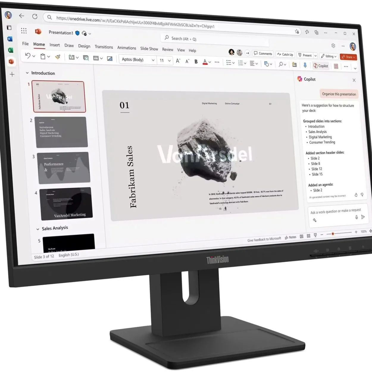 21,5" (54,61cm) Lenovo ThinkVision E22-40 schwarz 1920x1080 1xDisplayPort / 1xHDMI / 1xVGA