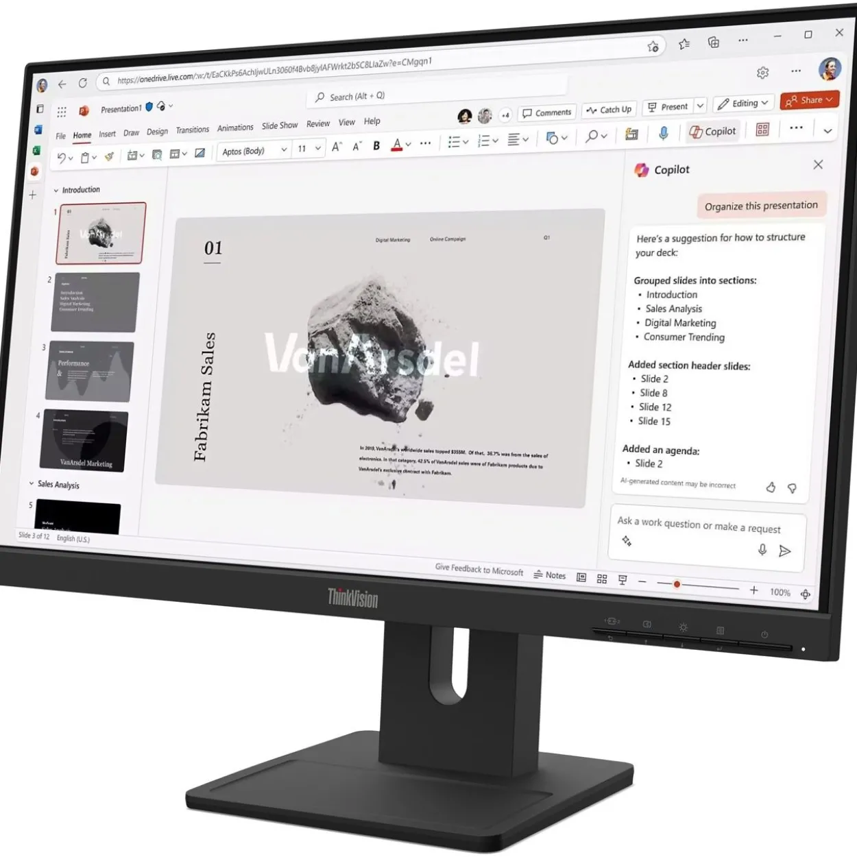 21,5" (54,61cm) Lenovo ThinkVision E22-40 schwarz 1920x1080 1xDisplayPort / 1xHDMI / 1xVGA