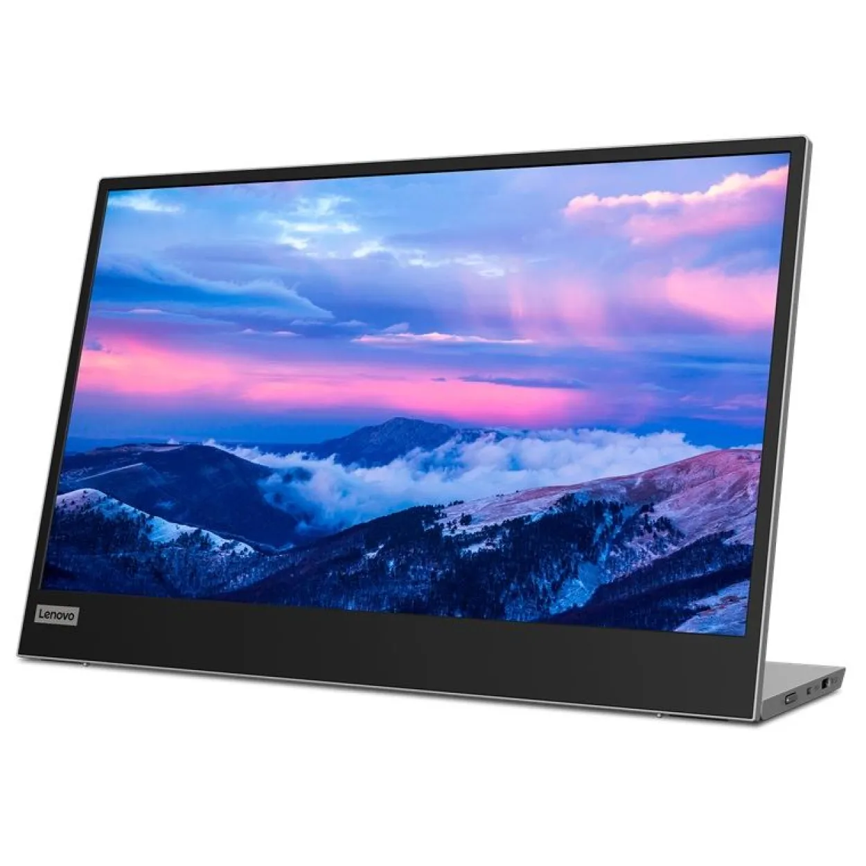 15,6" (39,62cm) Lenovo ThinkVision L15 schwarz/silber 1920x1080 2xUSB-C 3.0 mit DisplayPort 1.2