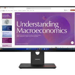 23,8" (60,47cm) Lenovo ThinkVision T24D-40 schwarz 1920x1080 1xDisplayPort 1.4 / 1xHDMI 1.4 / 1x USB-C mit Displayport