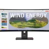 34" (86,36cm) Lenovo ThinkVision T34WD-40 schwarz 3440x1440 1xDisplayPort 1.4 / 1xHDMI 2.1 / 1x USB-C mit Displayport