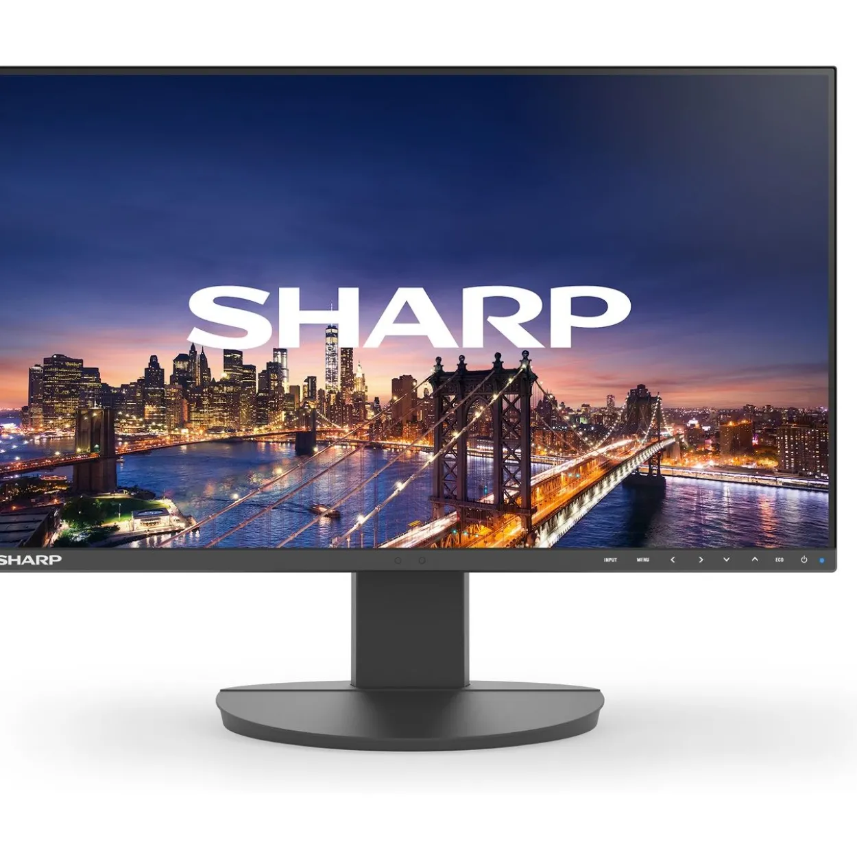 27" (68,58cm) Sharp MultiSync DD-EA272F-BK schwarz 1920x1080 1x DisplayPort 1.2 / 1xHDMI 1.4 / 1x USB-C mit Displayport / 1xVGA