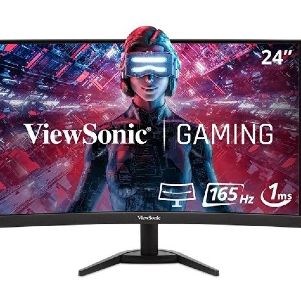 23,6" (59,94cm) ViewSonic Omni VX2418C schwarz 1920x1080 1x DisplayPort 1.2 / 2xHDMI 1.4