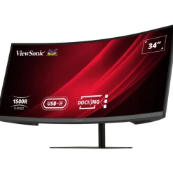 34" (86,36cm) ViewSonic VG3419C-2 schwarz 3440x1440 1xDisplayPort 1.4 / 1xHDMI 2.0 / 1x USB-C mit Displayport