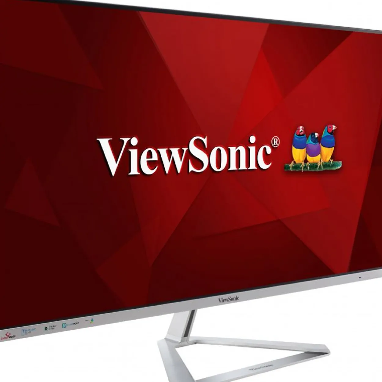 32" (81,28cm) ViewSonic VX3276-MHD-3 silber 1920x1080 1xDisplayPort 1.4 / 1xHDMI 1.4 / 1xVGA