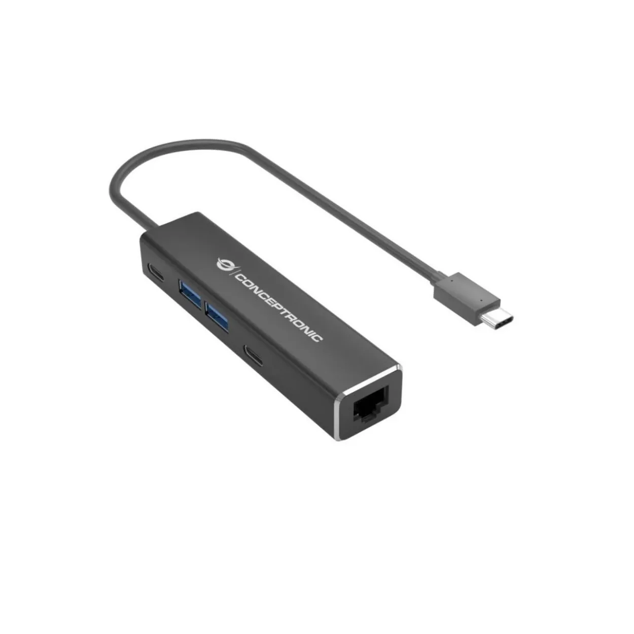 Conceptronic Adapter USB-C -> 2.5GbE 2xUSB-C USB-A 0.15m sw