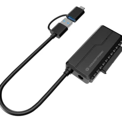 Conceptronic Adapter USB-C -> SATA Adapter 2.5/3.5" schwarz