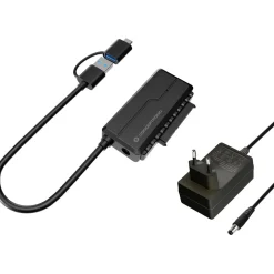 Conceptronic Adapter USB-C -> SATA Adapter 2.5/3.5" schwarz