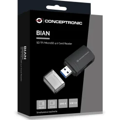 Conceptronic Card Reader USB-A -> Micro SD/TF 4.0 schwarz