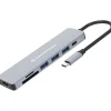 CONCEPTRONIC Dock USB-C->HDMI,USB3.0,100WPD 7-in-1 0.25m