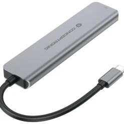 Conceptronic 6-1 Dock USB-C->HDMI,2xUSB-A,3xUSB-C,+ 25cm gr