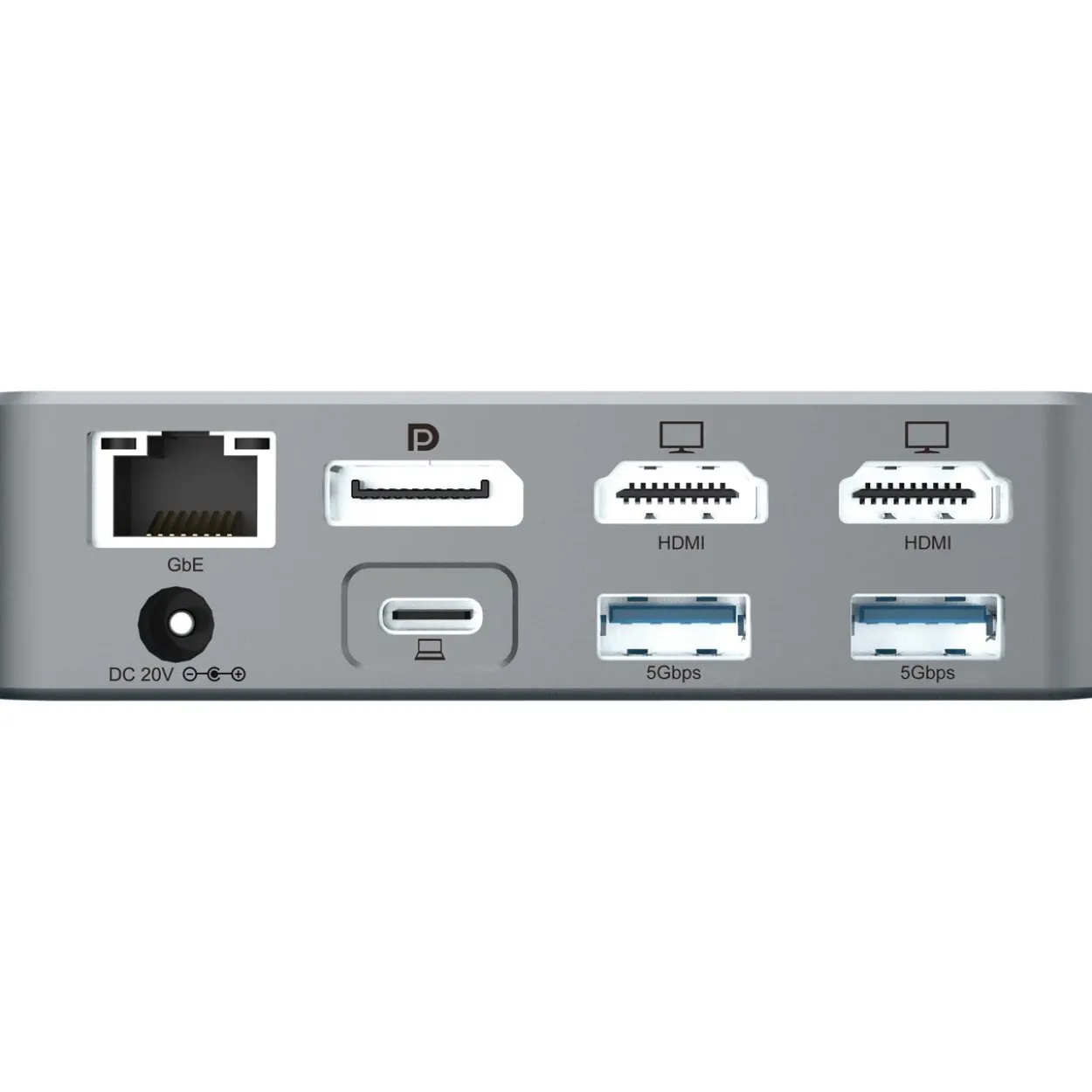 Conceptronic Dock USB-C->2xHDMI,2xUSB-C,4xUSB-A,DP,GbE LAN