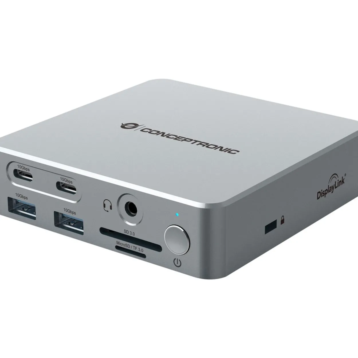 Conceptronic Dock USB-C->2xHDMI,2xUSB-C,4xUSB-A,DP,GbE LAN