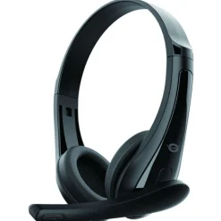 Conceptronic Headset Stereo AUX/Mikro/Bedien. 1.80m sw