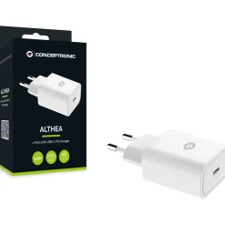 Conceptronic Ladegerät 1Port 20W, USB-C PD 1.3A weiß