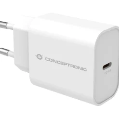 Conceptronic Ladegerät 1Port 25W,1xUSB-C PD 1.3A weiss