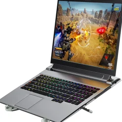 Conceptronic Laptop-Stand 5kg ERGO tragbar 17.3"sil