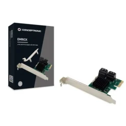 Conceptronic PCI Express Card 4 Port SATA III PCIe AdapterEMRICK03G