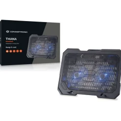 Conceptronic THANA 01B Notebook Cooling Pad, bis 15.6"/2 Lüfte