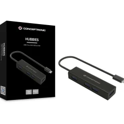 Conceptronic USB-Hub 4Port USB-C -> USB3.0