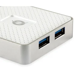 Conceptronic USB-Hub 4Port USB3.0 mit Power Adapter