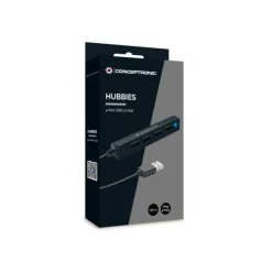 Conceptronic USB-Hub 4Port USB2.0 schwarz