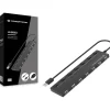 Conceptronic USB-Hub 7-Port 2.0 ->7x2.0 extra m.Netzteil sw