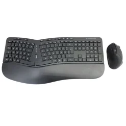 Conceptronic Wireless Keyboard+Mouse,ergo, deutsches Layout, kabellos