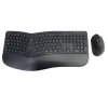 Conceptronic Wireless Keyboard+Mouse,ergo, Italienisches Layout, kabellos
