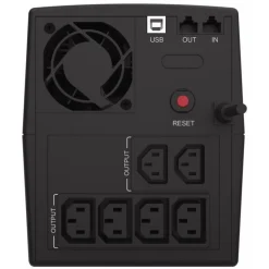 Conceptronic ZEUS USV 1500VA 900W Schutzkontakt IEC Start/LAN sw