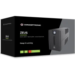 Conceptronic ZEUS USV 850VA 480W 2xUK Sockets HID,USB,RJ45