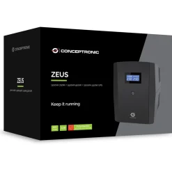 Conceptronic ZEUS USV 1200VA 720W 4xUK Sockets HID,USB,RJ45