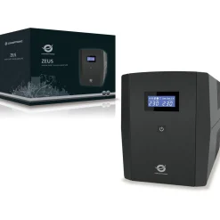 Conceptronic ZEUS 1200VA 720W USV, IEC + Schutzkontakt Bulk