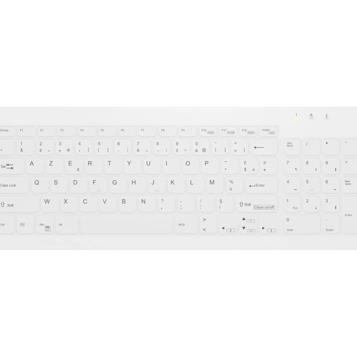 Contour ACTIVE KEY Hygiene Compact Ultraflat Keyboard with N