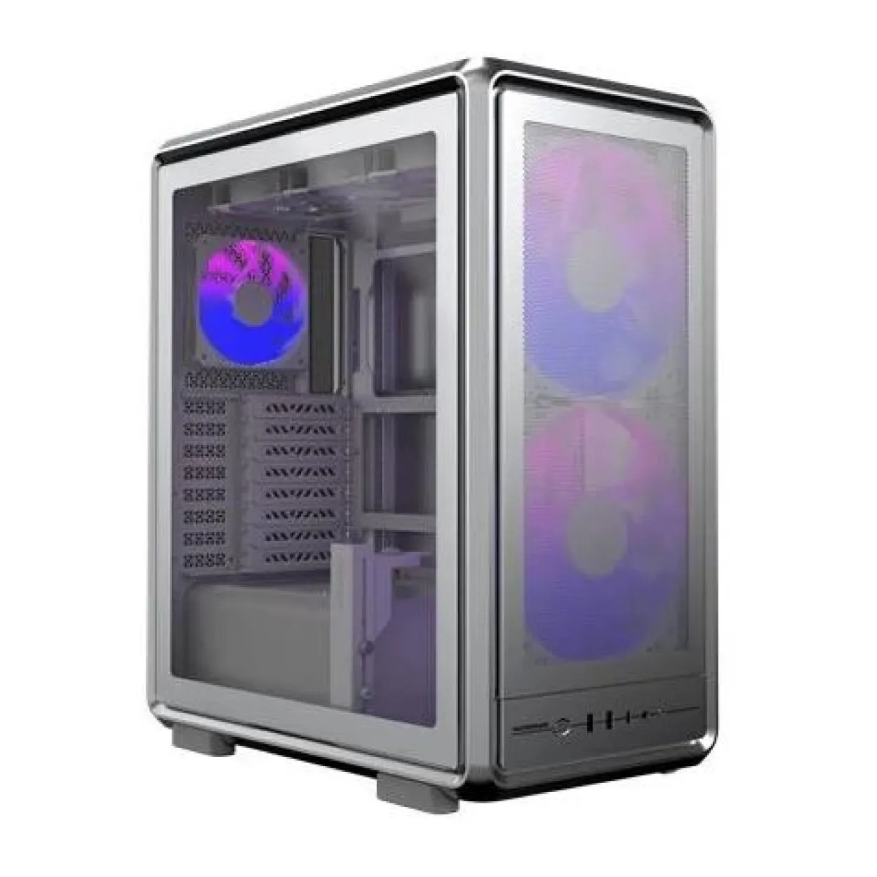 Cooler Master MasterFrame 500 Mesh ARGB (silber, Tempered Glass)