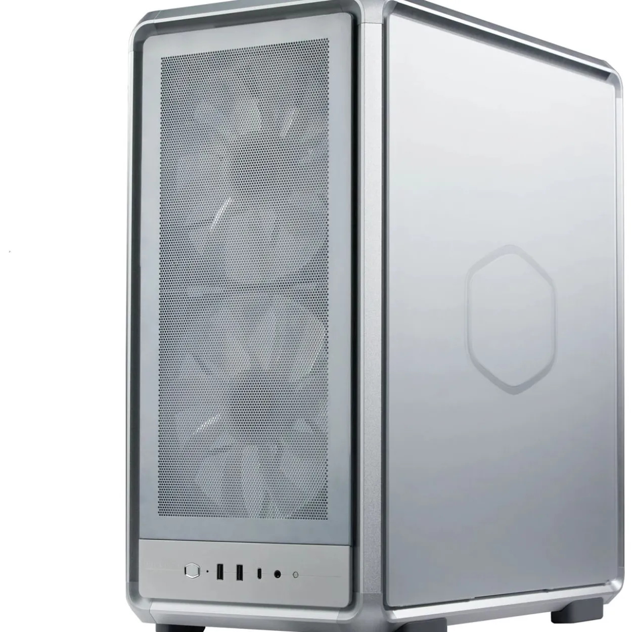 Cooler Master MasterFrame 500 Mesh ARGB (silber, Tempered Glass)