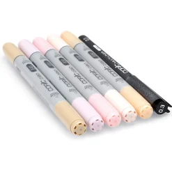 COPIC Ciao 5+1 Layoutmarker-Set farbsortiert 1,0 + 6,0 mm, 6 St. 22075552
