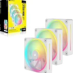 Corsair iCUE LINK LX120 RGB 3er-Pack 120x120x25mm 400-2400 U/min 10-36 dB(A) weiß